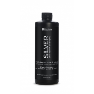 Sampon Profesional Silver pentru par vopsit Bioshev 500 ml